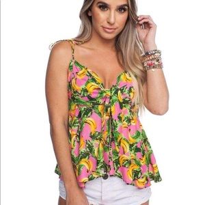 Buddy Love Mallory Tank, Bananas